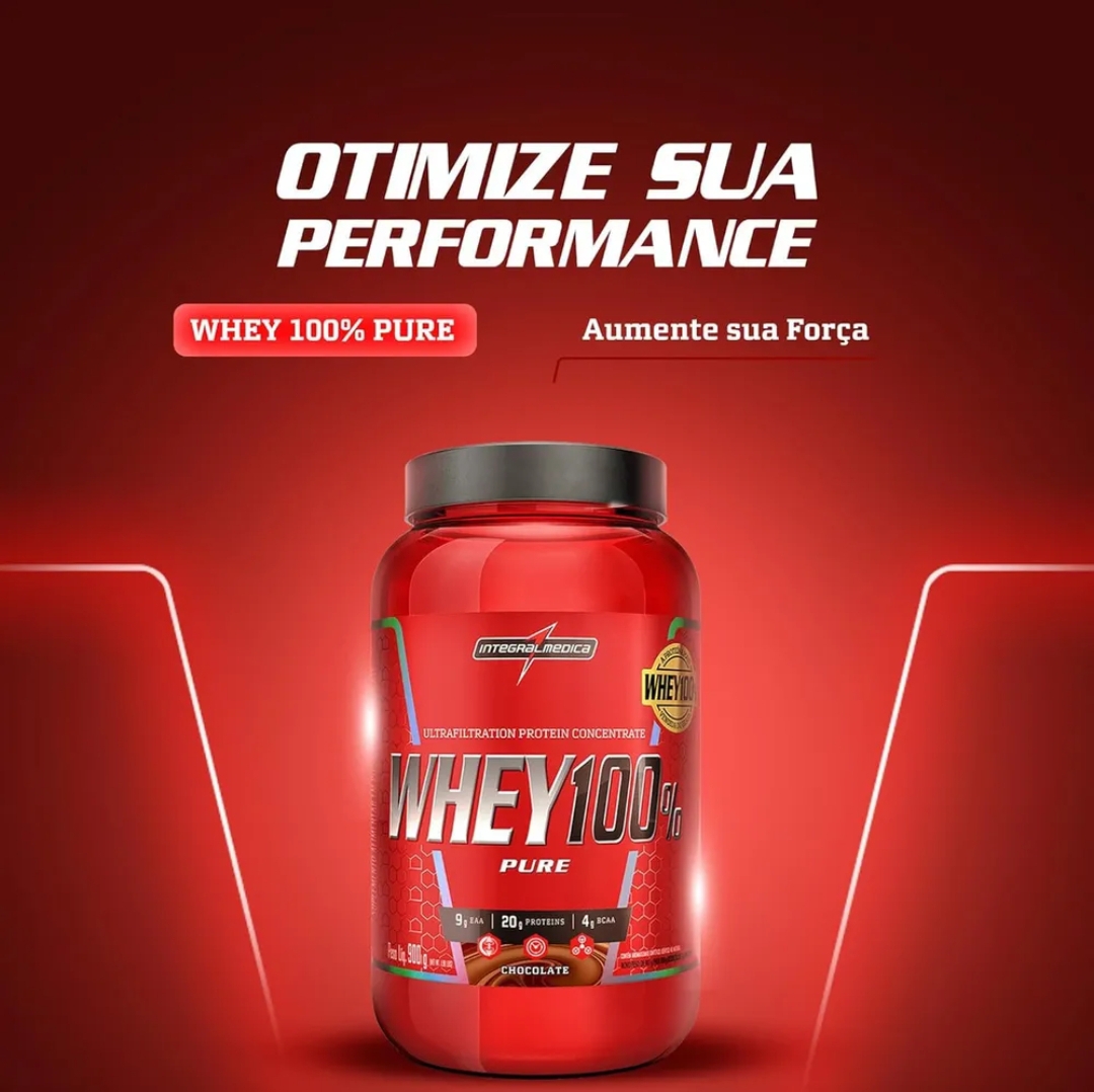 Whey 100% Integral Médica 900g - Imagem 2