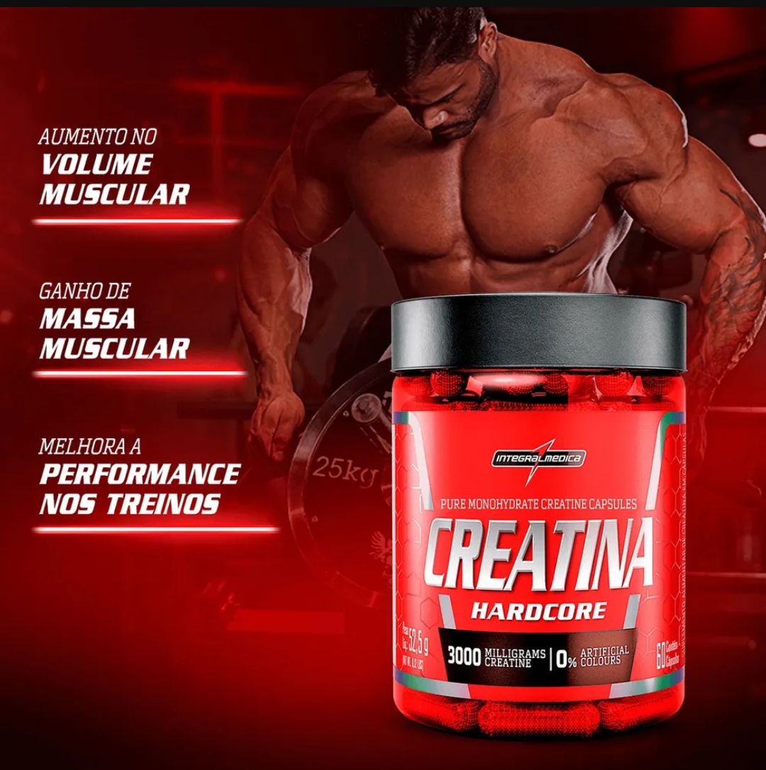 Creatina 100% pura 60caps Integral Médica - Imagem 2